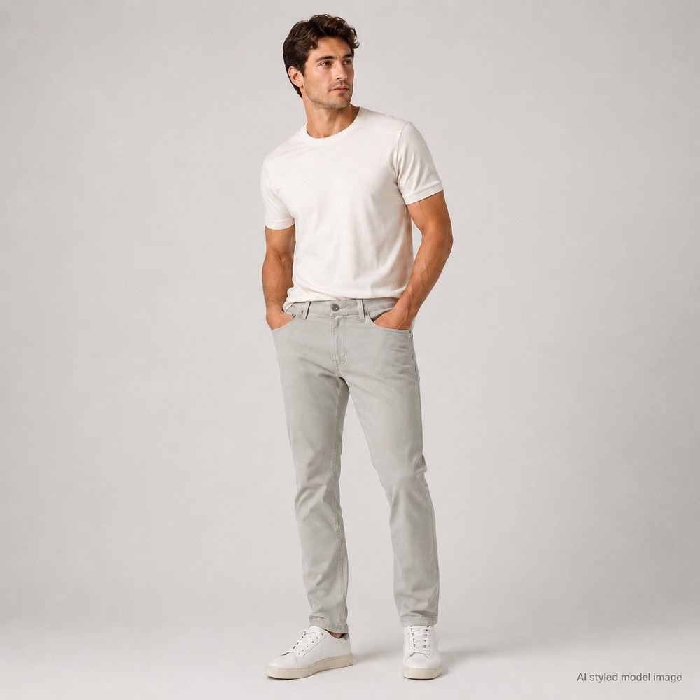 AG The Graduate Pants Men 34x32 Khaki Tailored Leg Stretch 29" Inseam Classic